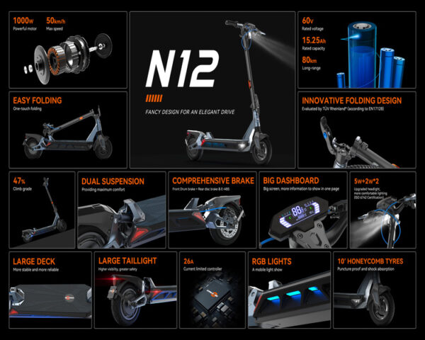 KS-N12 PRO e-scooter - Image 5