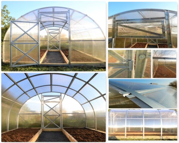 Arched greenhouse ''Kerttu'' 3x4m - Image 3