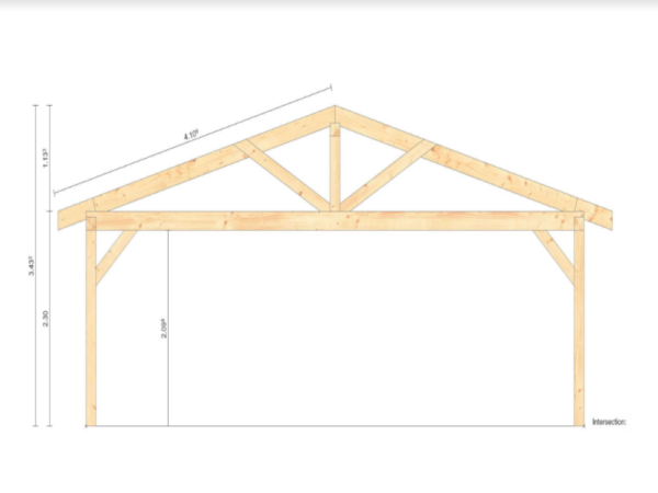 Carport S102 6x7 - Image 3