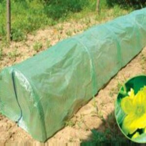 Plant tunnel with a zipper at the ends