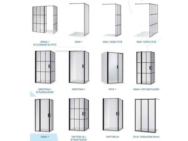 Brasta Industrial style shower enclosures - Image 2