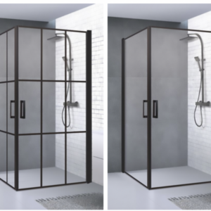 Brasta Industrial style shower enclosures