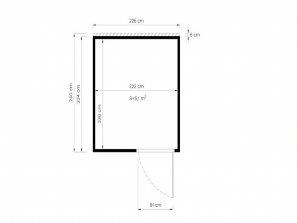 Aiamaja CUBO 2 (5,3 m²) - Image 4