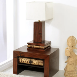 Nightstand Eco russett with one drawer