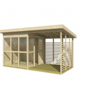 Emma's garden house with veranda (15.9m²)