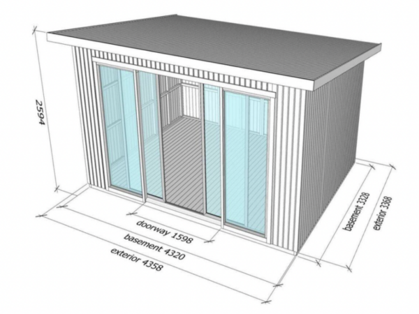 Garden house Johanna (14.4m²) - Image 3