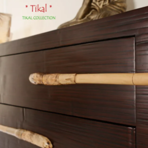 Tikal dresser with three drawers