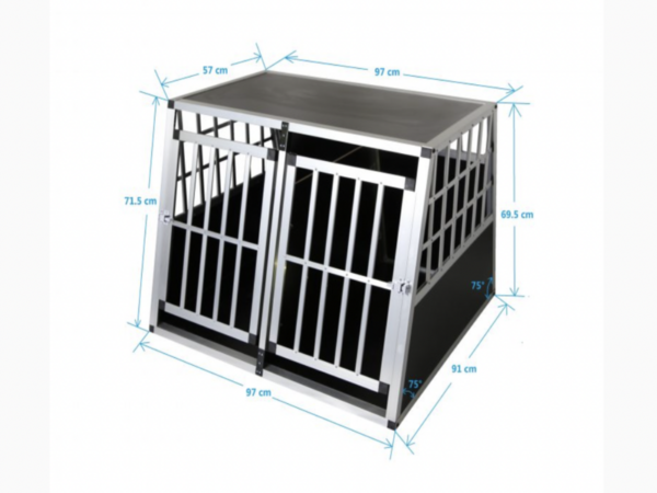 Dog cage made of aluminum XL - Image 2