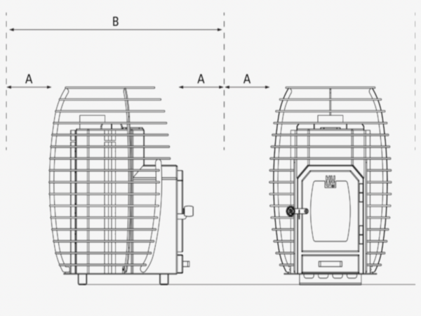 Puulämmitteinen HUUM HIVE Wood 17kW - Image 3