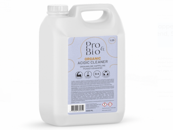 Orgaaniline happeline puhastusvahend, 5l, Pro&Bio©