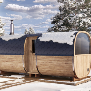 "5m" S5PL Outdoor sauna for 6 persons with seats or bed