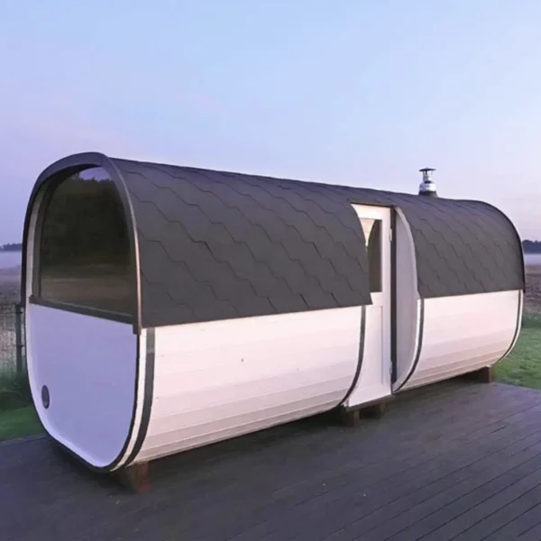 "5m" S5PL Outdoor sauna for 6 persons with seats or bed - Image 8