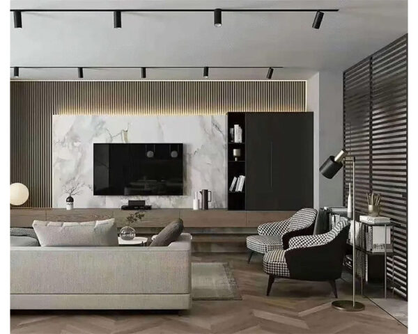 WPC WALL PANEL for indoor use (brushed steel) - Image 4