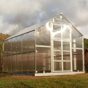 Greenhouse KLASIKA HOUSE, 2,35x2,12m with foundation and 6mm polycarbonate