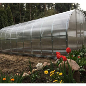Greenhouse KLASIKA 3x6m with bases and 4mm polycarbonate