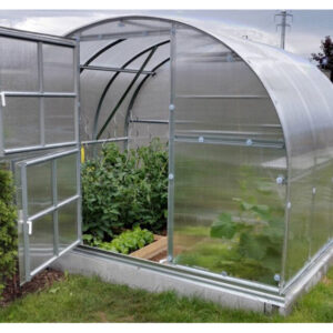 Greenhouse KLASIKA 3x2m with bases and 4mm polycarbonate