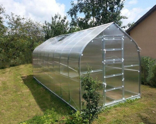 Kasvuhoone KLASIKA STANDART 2,5x4m baasiga, 4mm polükarbonaat