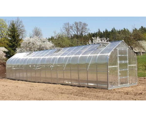 Greenhouse KLASIKA STANDART 2,5x12m with foundations and 4mm polycarbonate