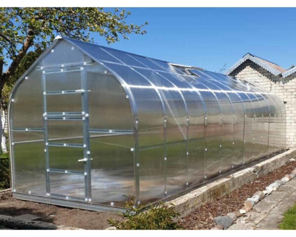 Greenhouse KLASIKA STANDART 2,5x8m with foundations and 4mm polycarbonate - Image 2