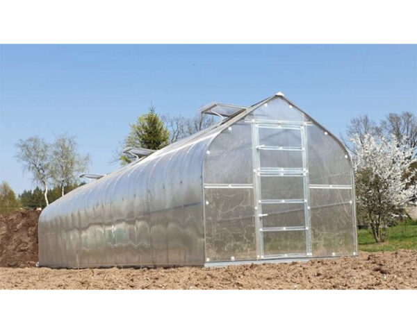 Greenhouse KLASIKA STANDART 2,5x12m with foundations and 4mm polycarbonate - Image 2