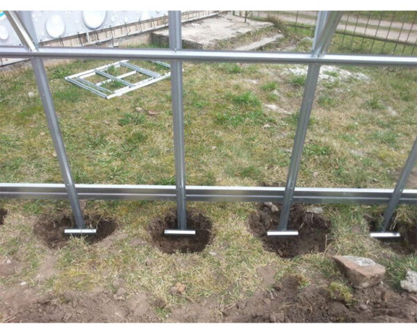 Greenhouse KLASIKA 3x4m with bases and 4mm polycarbonate - Image 6