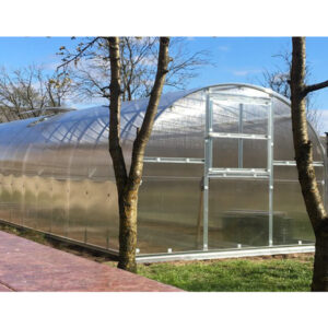 Greenhouse KLASIKA 3x12m with bases and 4mm polycarbonate