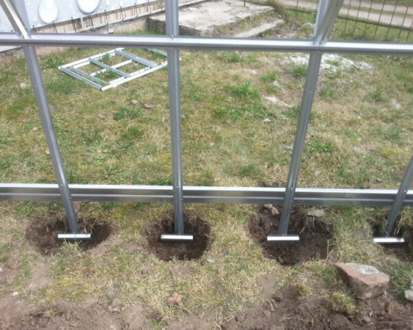 Kasvuhoone KLASIKA STANDART 2,5x6m baasiga, 4mm polükarbonaat - Image 3
