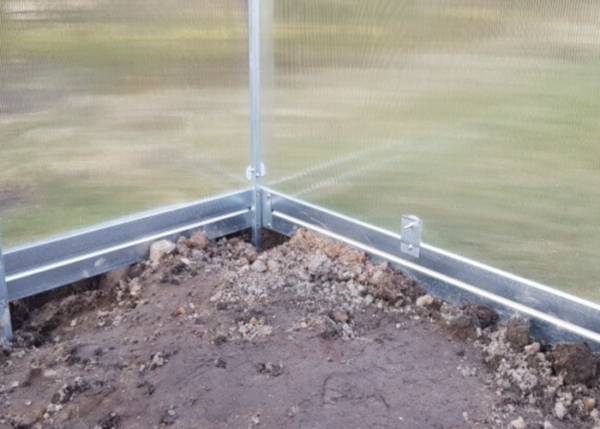 Greenhouse KLASIKA TUBE 3x8m (24m2) with foundations and 4mm polycarbonate coating - Image 3