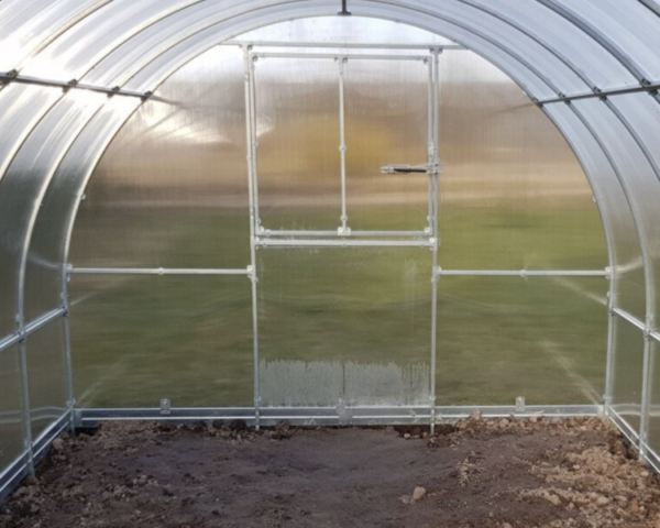 Greenhouses KLASIKA TUBE 3x6m (18m2) with foundation and 4mm polycarbonate coating - Image 3
