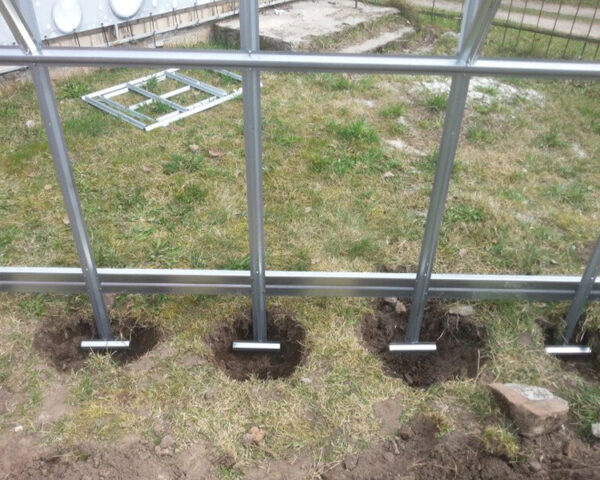 Kasvuhoone KLASIKA STANDART 2,5x4m baasiga, 4mm polükarbonaat - Image 4