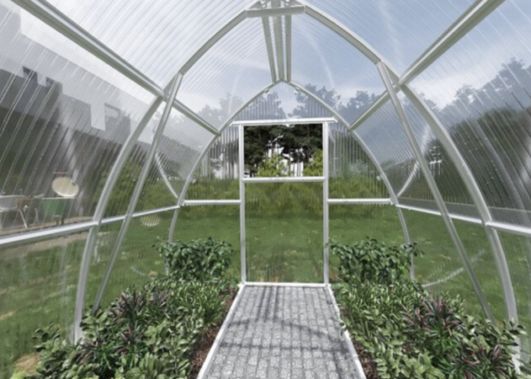 Greenhouse Arrow 3x2m with 4mm polycarbonate (box) - Image 3