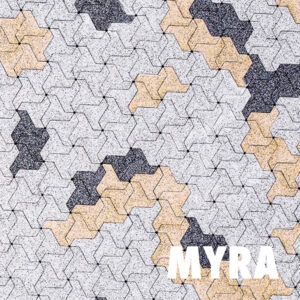 Paving stone Myra N-S12R1 black