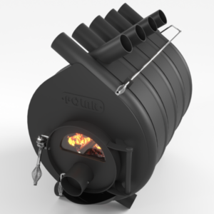 Bulder stove "Polar 02" with glass door (up to 400m3)