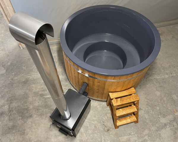 1.9m hot tub with fiberglass interior, 40 mm lining board - Image 4