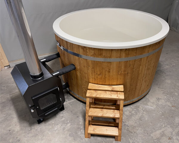 1.9m hot tub with fiberglass interior, 40 mm lining board - Image 3