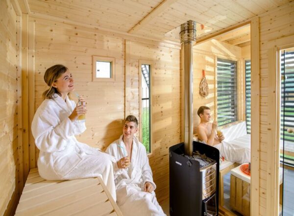 Sauna cube 3 x 4 m with lounge - Image 2