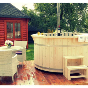 Ø 1.5m Hot tub from spruce (4-6 person)