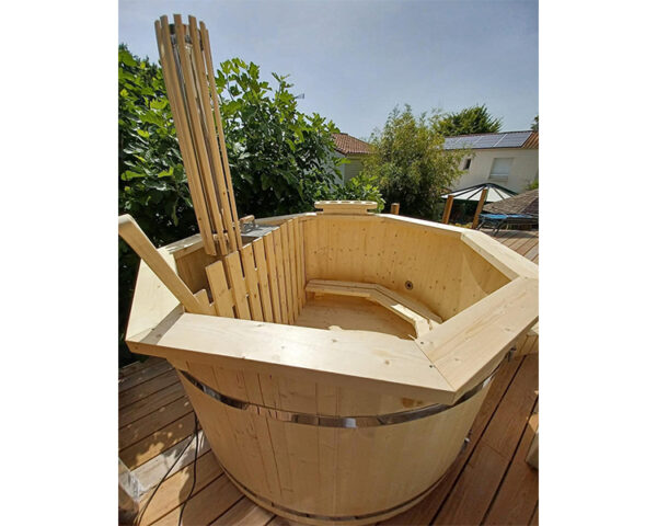 Ø 1.5m Hot tub from spruce (4-6 person) - Image 3