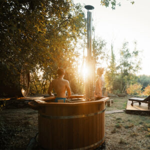 Ø 1.5M Hot tub from thermo wood (4-6 person)
