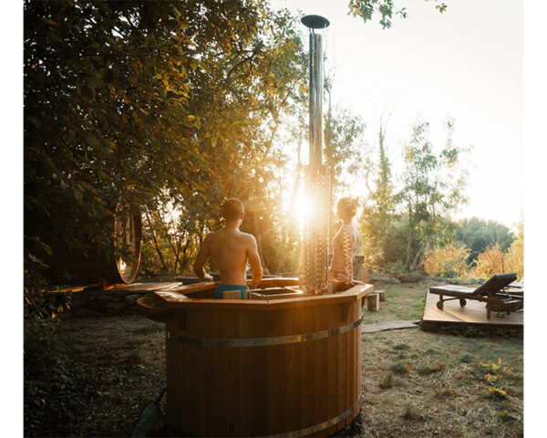 Ø 2.2m Hot tub from thermo wood (8-10 person) - Image 3