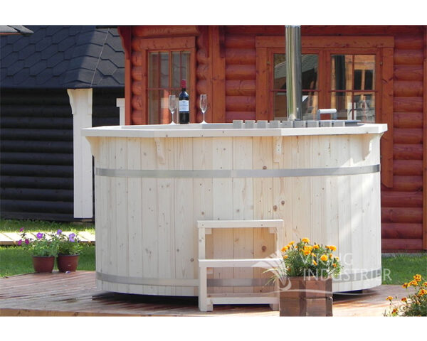Ø 1.5m Hot tub from spruce (4-6 person) - Image 2