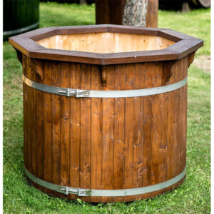 Round cold tub from spruce (1-2 person)