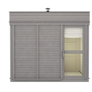 Sauna cube 3 x 3 m with changing room