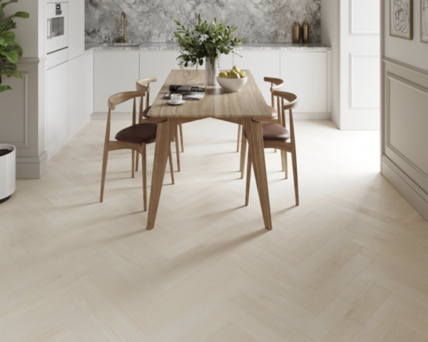 Esta Parket Oak Herringbone T&G P A/B Latte Extra Matt Lacquered 4B Light Brushed - Image 2