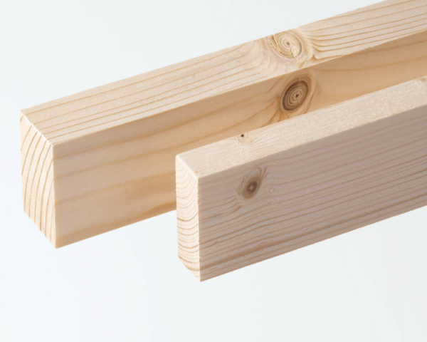 Planed board spruce AB S4S 18x45