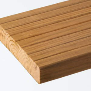Brown impregnated decking GROOVED 28X145