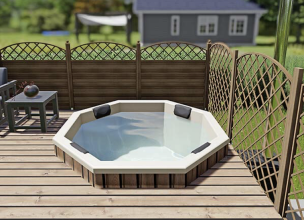 2x2m Octagonal hot tub liner - Image 2