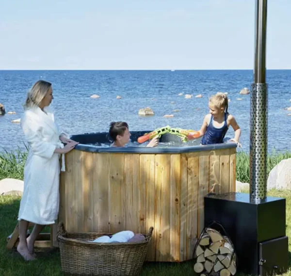 1,8x1,8m octagonal hot tub - Image 4