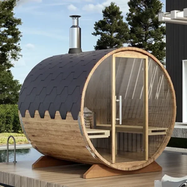"2.3m" S23 Outdoor sauna for 4 persons - Image 2