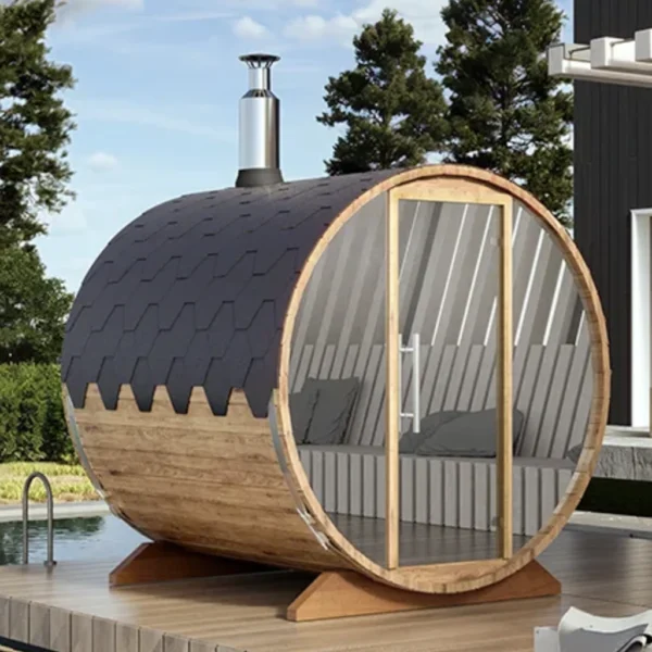 "2.3m" S23 Outdoor sauna for 4 persons - Image 3